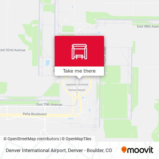 Denver International Airport map