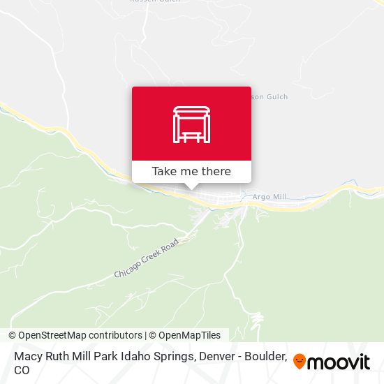 Mapa de Macy Ruth Mill Park Idaho Springs