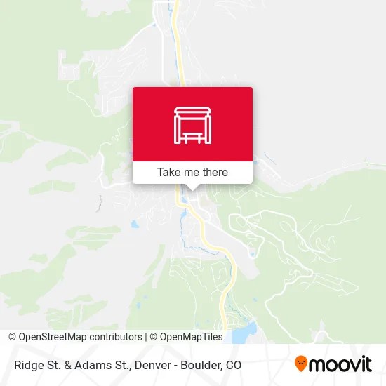 Ridge St. & Adams St. map