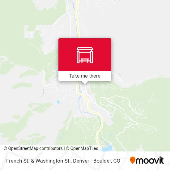 French St. & Washington St. map