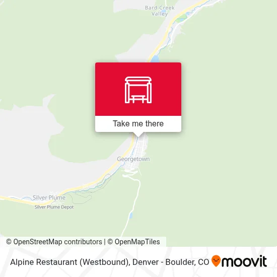 Alpine Restaurant (Westbound) map