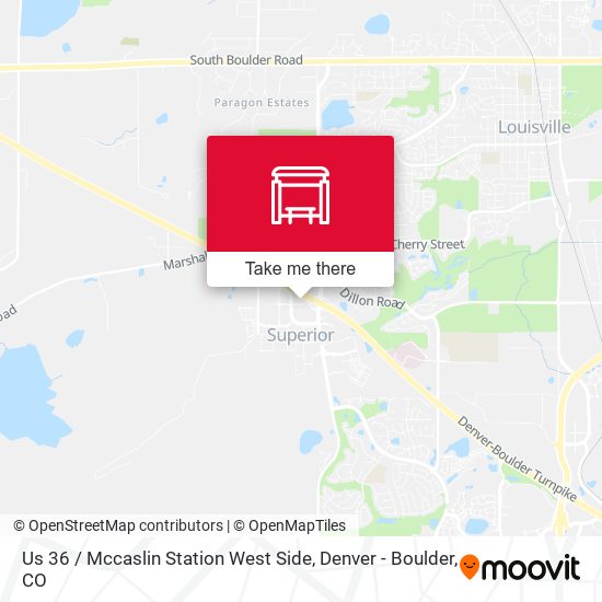 Us 36 / Mccaslin Station West Side map