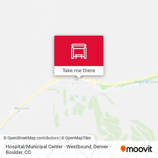 Mapa de Hospital / Municipal Center - Westbound