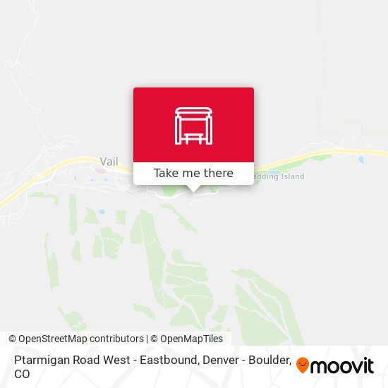 Ptarmigan Road West - Eastbound map