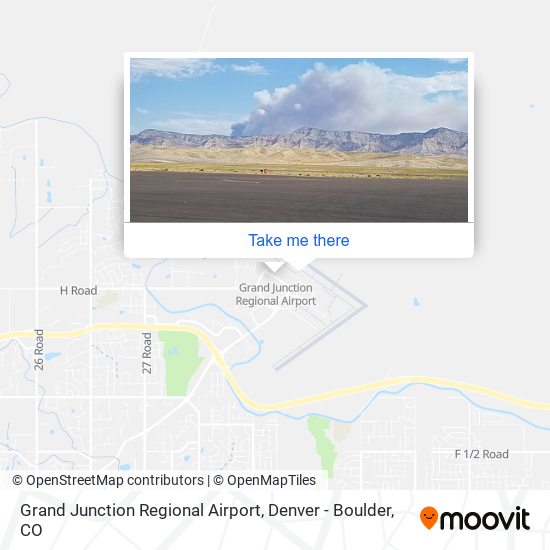 Grand Junction Regional Airport map