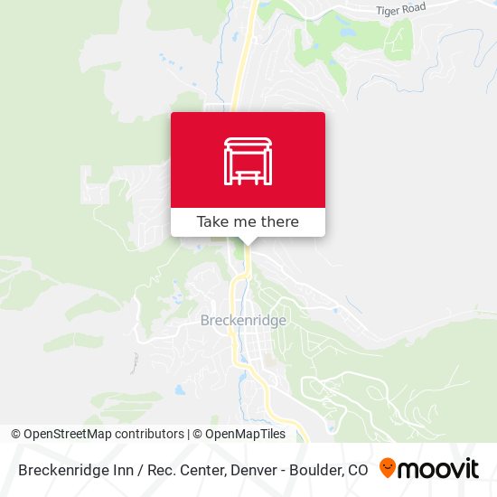 Mapa de Breckenridge Inn /  Rec. Center