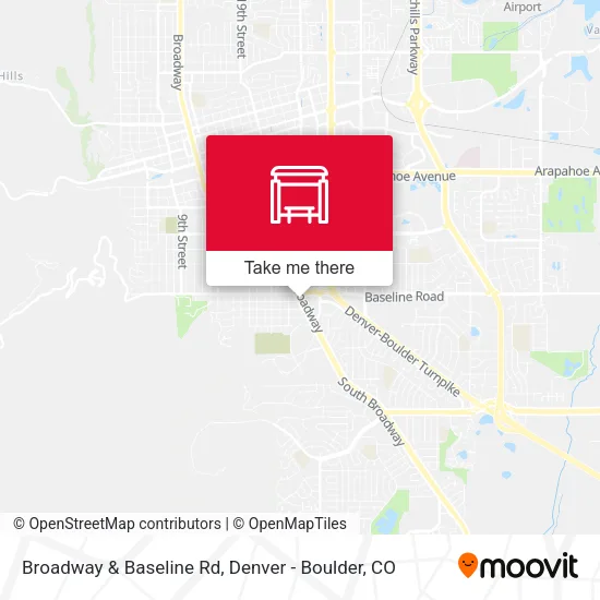 Mapa de Broadway & Baseline Rd