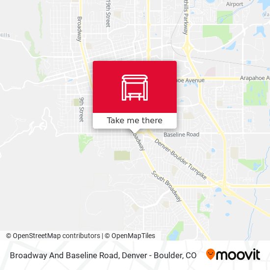 Broadway And Baseline Road map