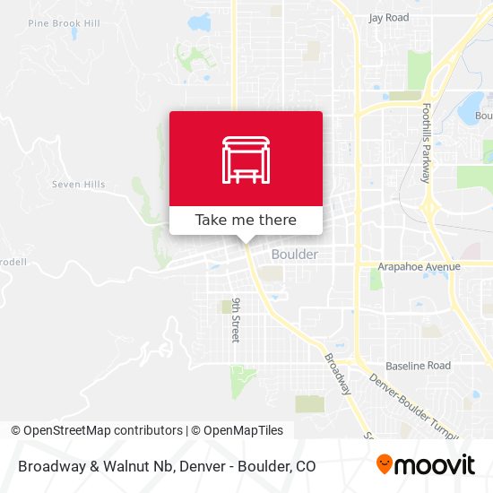Broadway & Walnut Nb map