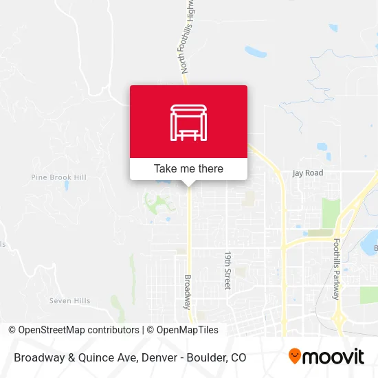 Mapa de Broadway & Quince Ave