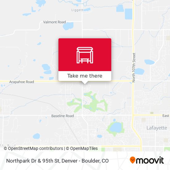 Northpark Dr & 95th St map