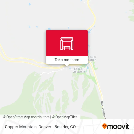 Copper Mountain map