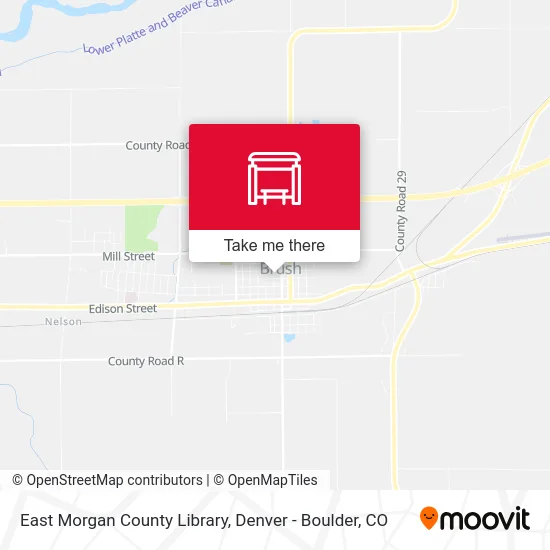 East Morgan County Library map