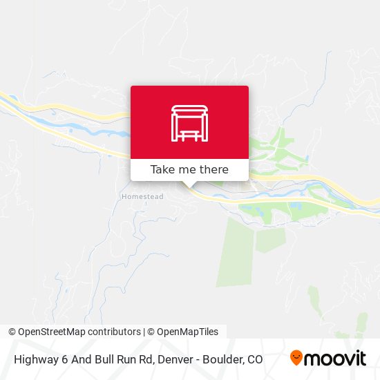 Highway 6 And Bull Run Rd map