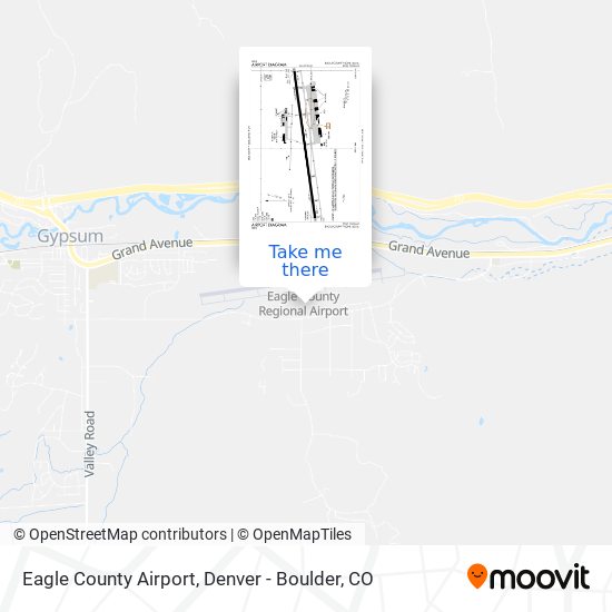 Mapa de Eagle County Airport