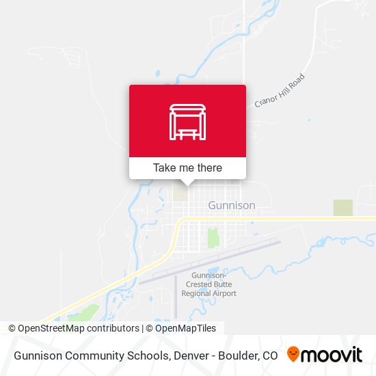 Gunnison Community Schools map