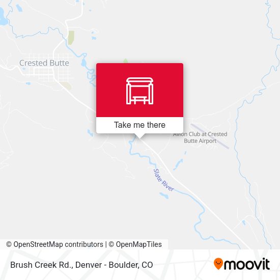 Brush Creek Rd. map