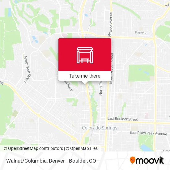 Walnut/Columbia map