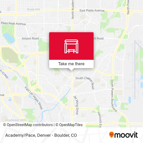 Academy/Pace map