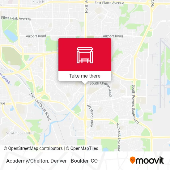 Academy/Chelton map