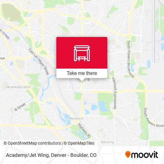 Academy/Jet Wing map