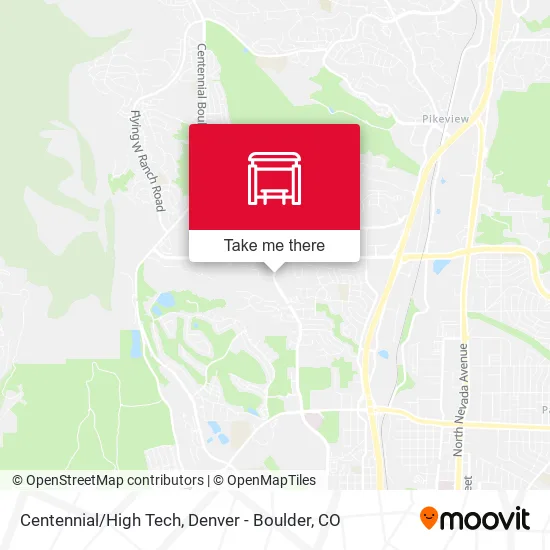 Centennial/High Tech map
