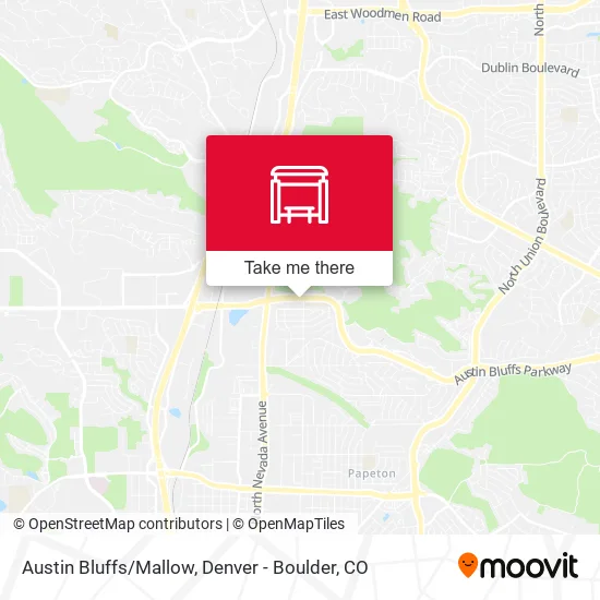 Mapa de Austin Bluffs/Mallow