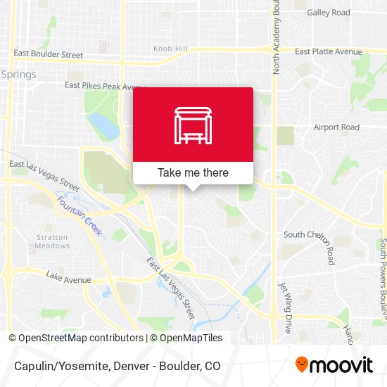 Capulin/Yosemite map