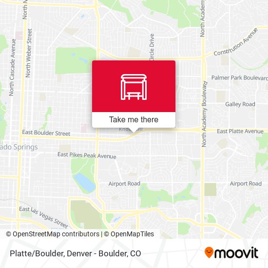 Platte/Boulder map