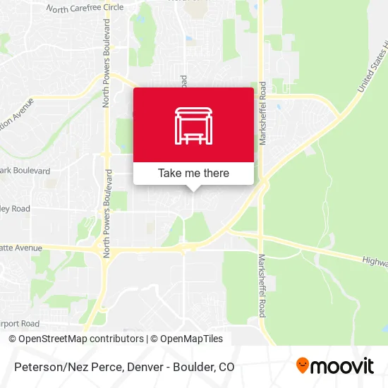 Peterson/Nez Perce map