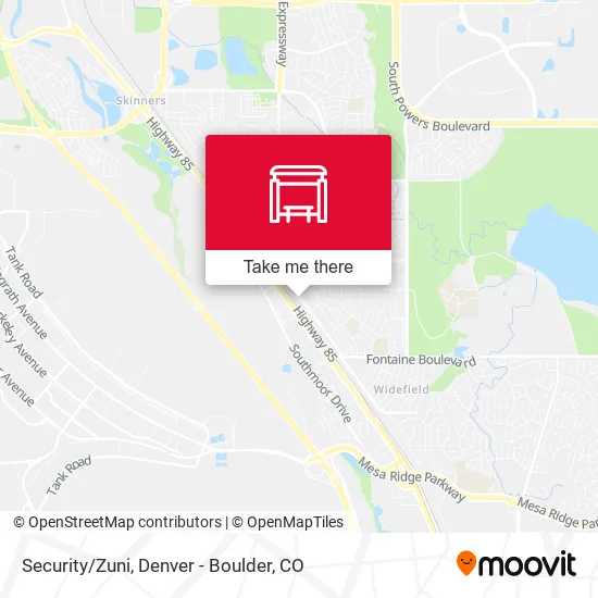 Security/Zuni map