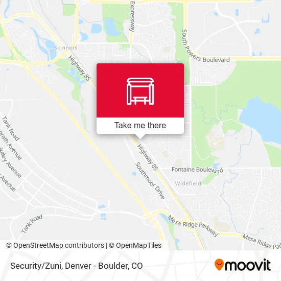 Security/Zuni map