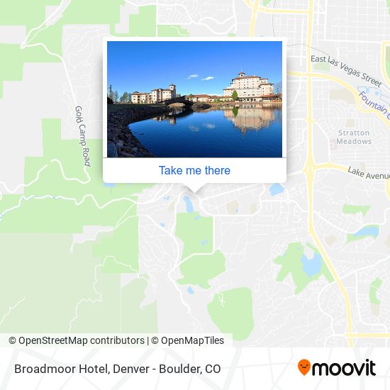 Broadmoor Hotel map