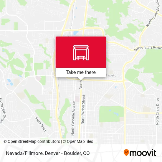 Nevada/Fillmore map