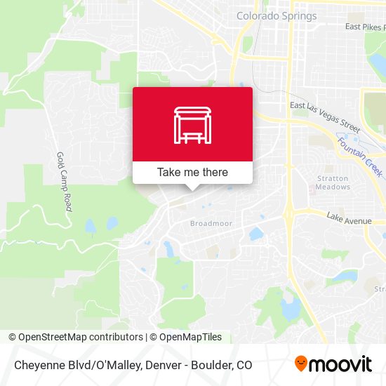 Cheyenne Blvd/O'Malley map