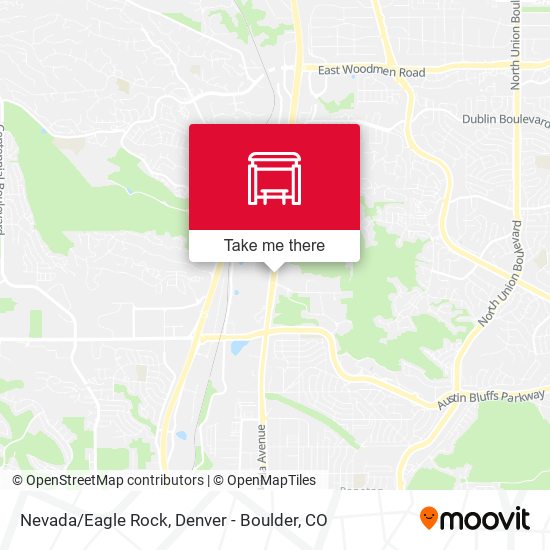 Mapa de Nevada/Eagle Rock