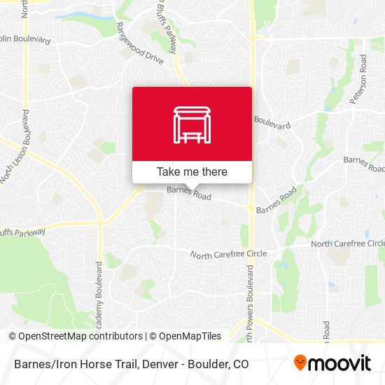 Barnes/Iron Horse Trail map
