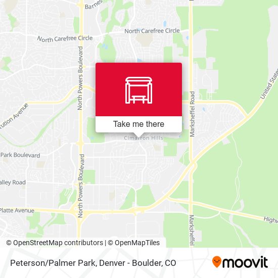 Peterson/Palmer Park map