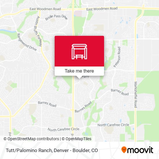 Tutt/Palomino Ranch map
