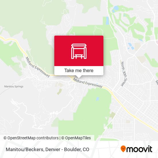 Manitou/Beckers map