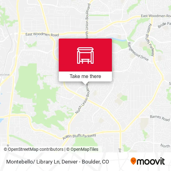 Montebello/ Library Ln map