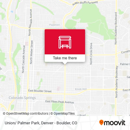 Union/ Palmer Park map