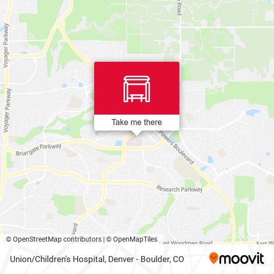 Union/Children's Hospital map