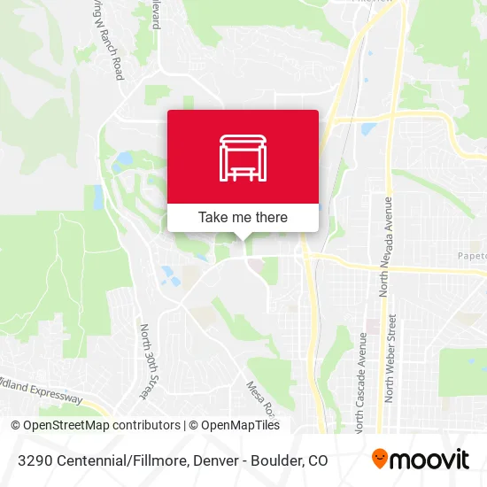 3290 Centennial/Fillmore map