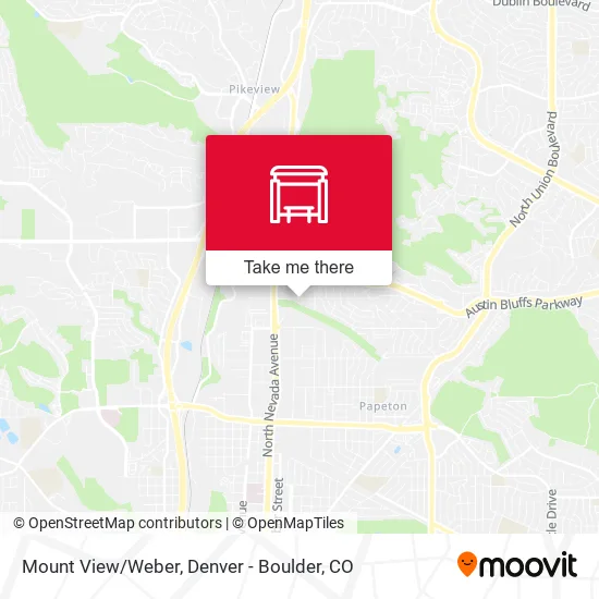 Mount View/Weber map