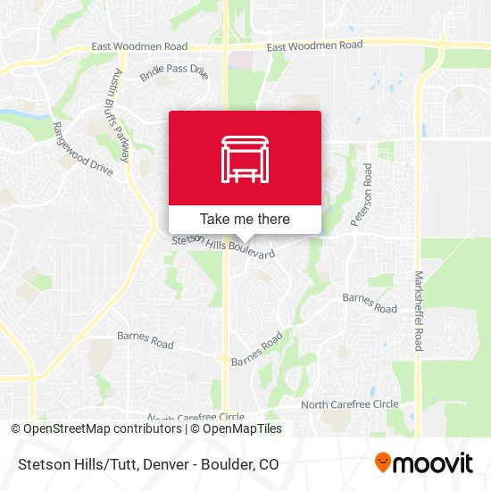 Stetson Hills/Tutt map