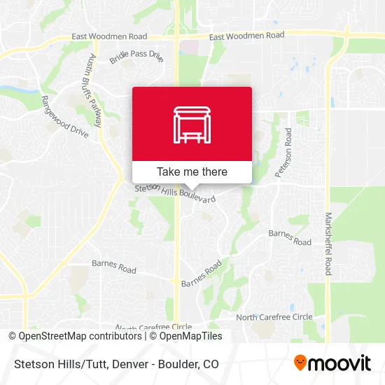 Stetson Hills/Tutt map