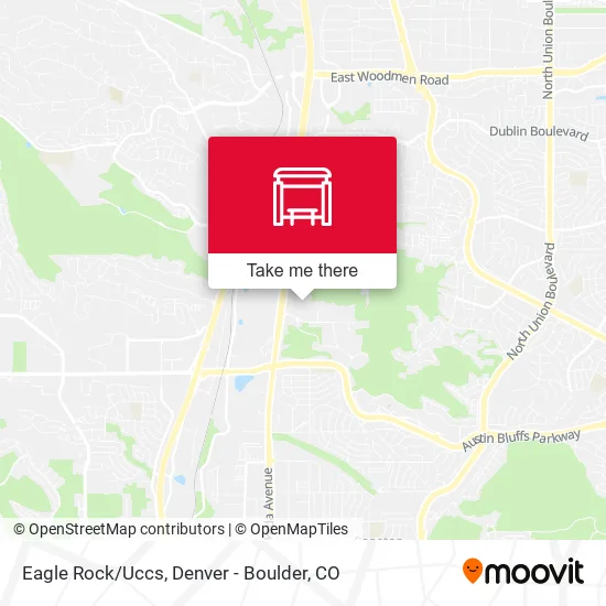Eagle Rock/Uccs map