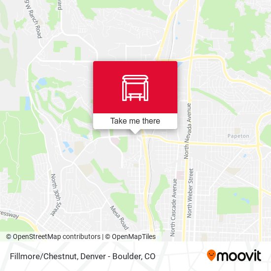 Fillmore/Chestnut map
