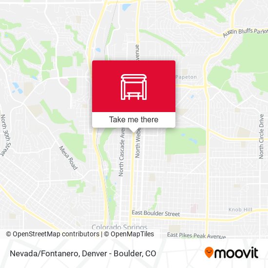 Nevada/Fontanero map